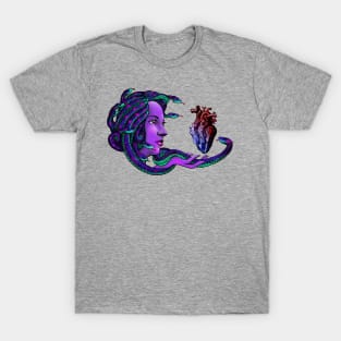 Medusa holding a heart T-Shirt